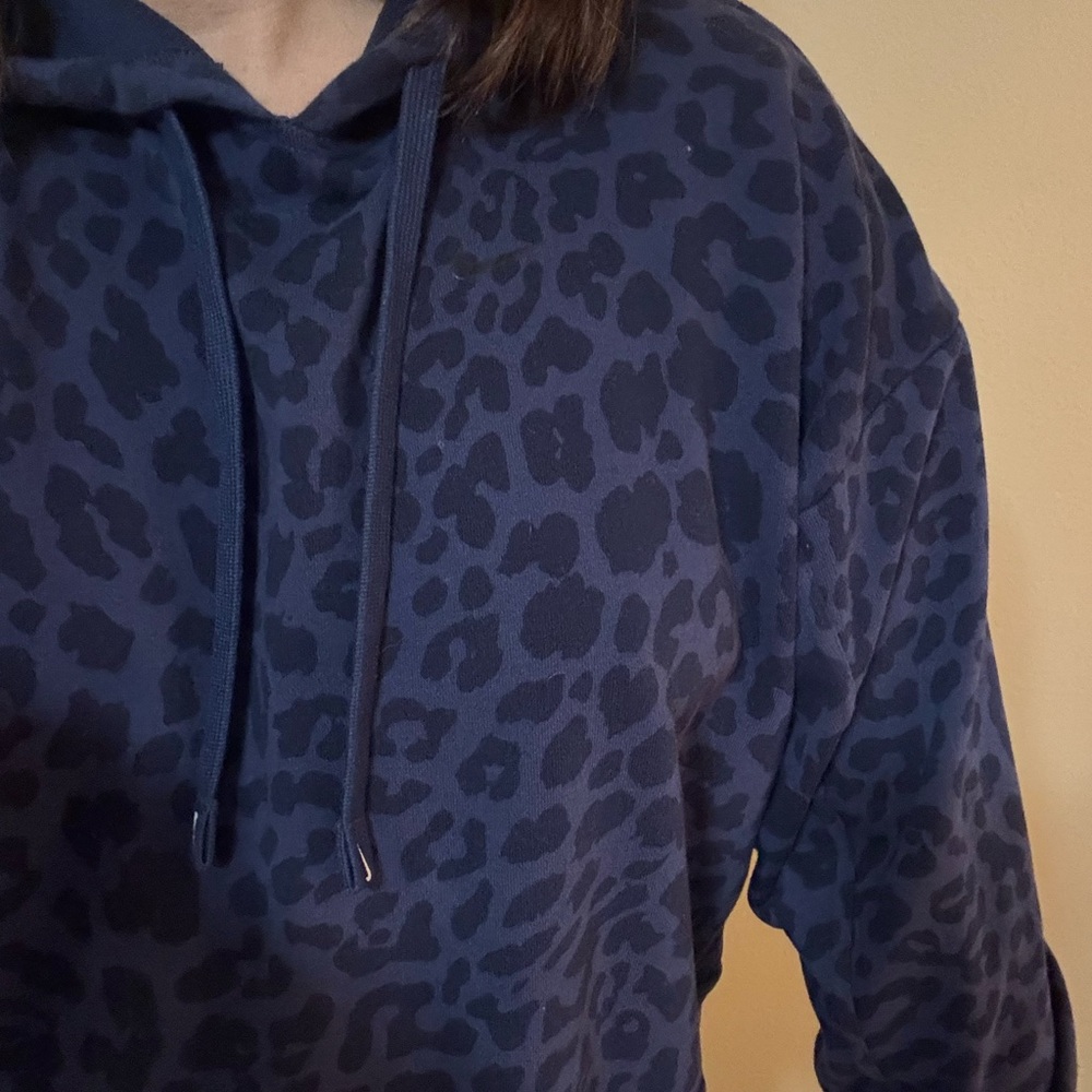 Nike leopard print hoodie